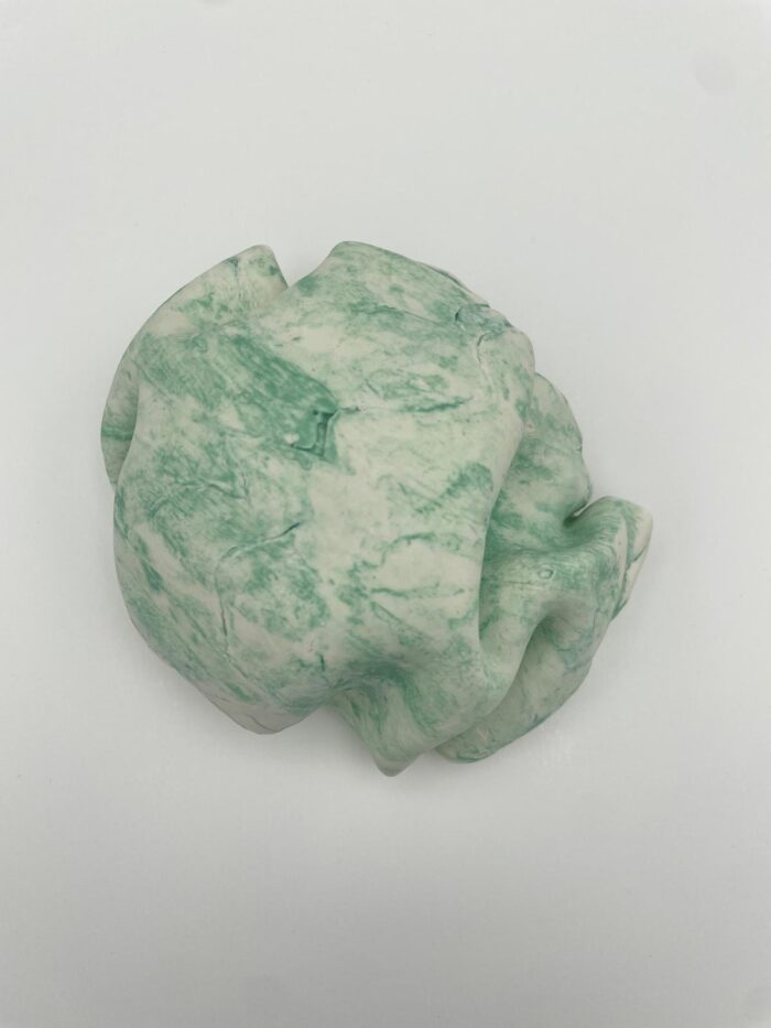 Marble green porcelain pinch pot - immagine 8